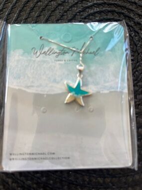 Wellington Michael Sterling Starfish Pendant Necklace